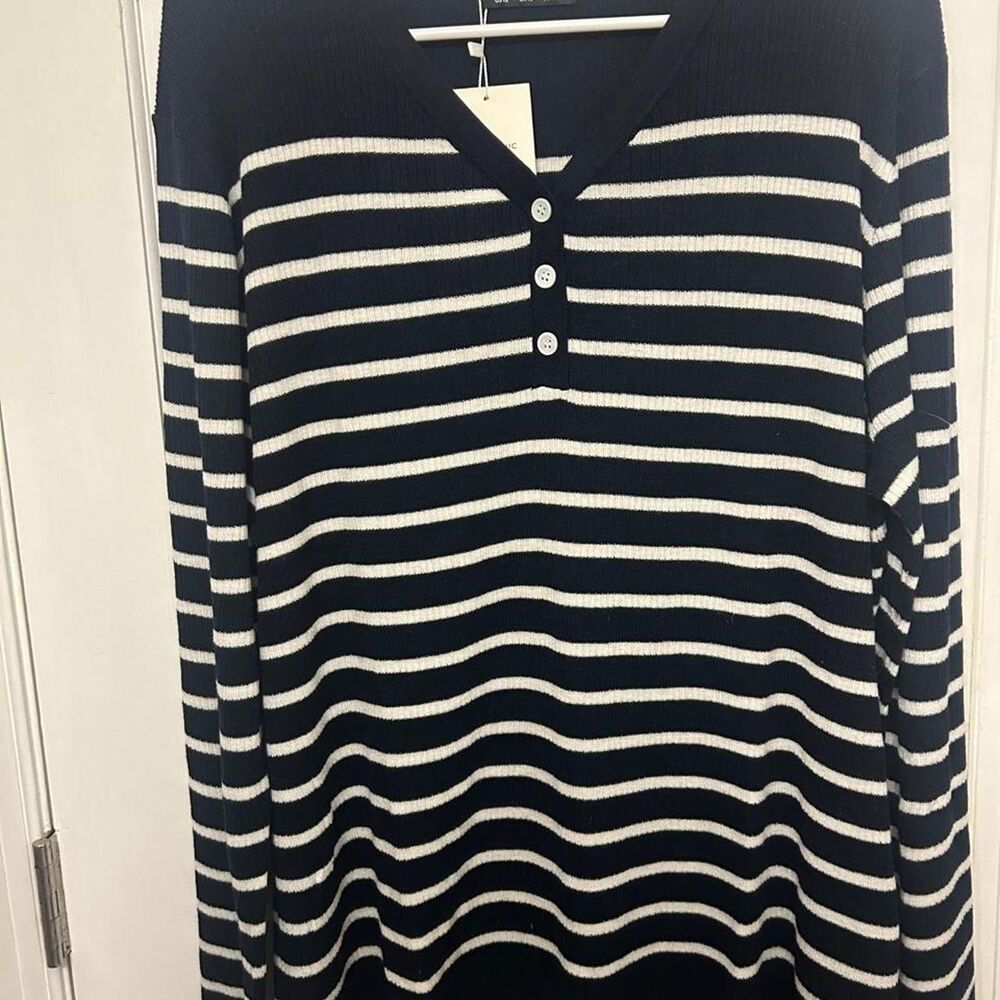 Bloomchic Women's Navy and Blue Jumper